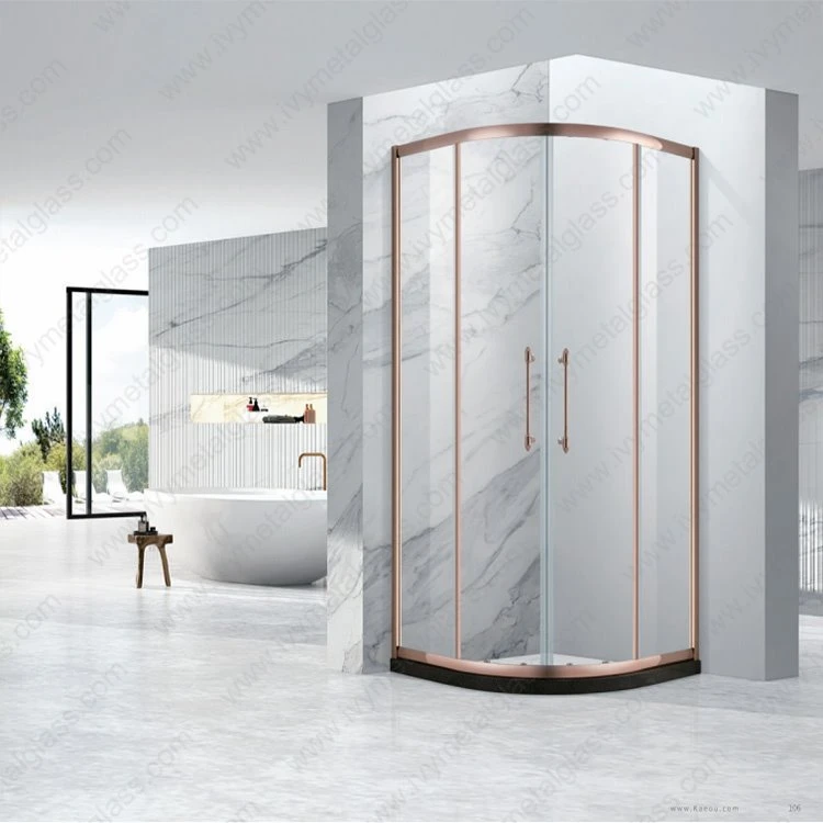 Cabina de dutxa en forma d'arc