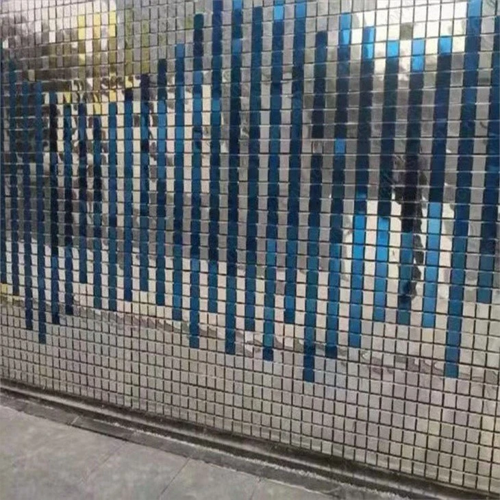 Stainless steel panel curtain walls