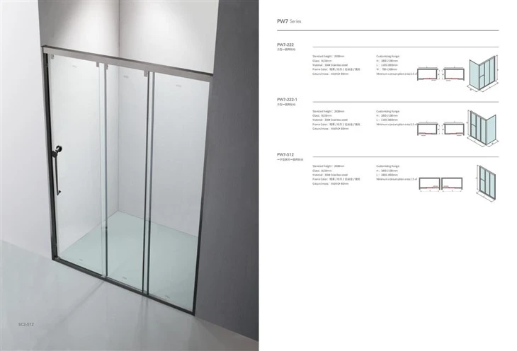 Round Short Vertical Handle Shower Room Round Short Vertical Handle Shower Room